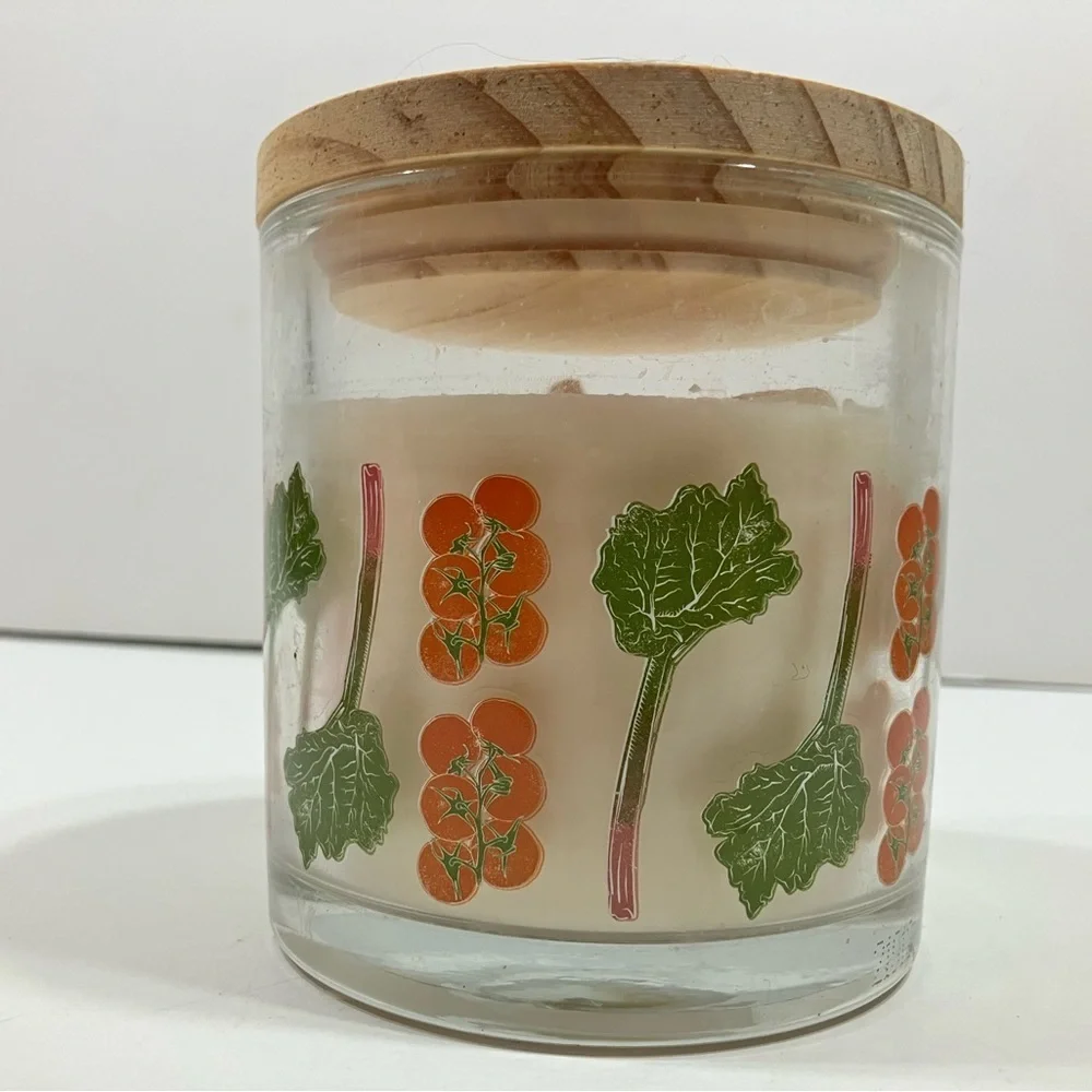 Farm Stand Glass Candle